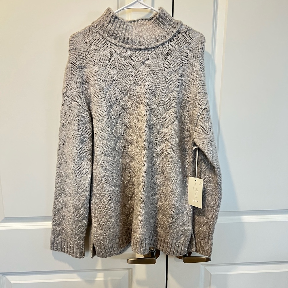 Joie Heather  Gray Cowl Neck Sweater